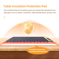 Tapis d'artisanat en silicone extra large pour peinture artistique, dessin, napperons réutilisables pour table à manger, protection de comptoir