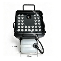 Máquina de Humo Vertical Metálica FEIYUEYEU DMX RC 3000W RGB LED con Pulverización Ascendente para Escenarios, DJ, Bodas, Clubes y Eventos Especiales