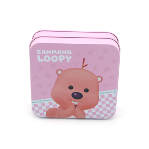 Biểu tượng tùy chỉnh tùy chỉnh màu vuông kim loại lưu trữ Quà Tặng tin trường hợp kim loại tin - Product Image 4