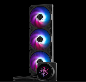 Nuevo Enfriador Líquido para CPU MPG CORELIQUID P22 360 AIO, Radiador de 360 mm, Pantalla IPS de 2.1 Pulgadas 540×540, Ventilador ARGB CycloBlade7 - Product Image 1