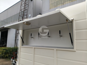 Remolque de venta al aire libre Vintage Horse Box Beer bar Bebidas <span class=keywords><strong>Tienda</strong></span> de bebidas con ruedas Food Truck - Product Image 5