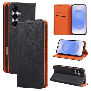 Étui de téléphone en cuir Offre Spéciale pour Samsung <span class=keywords><strong>Galaxy</strong></span> S25 Ultra S24 FE S23 Plus S22 S21 S20 portefeuille de béquille magnétique sacs de téléphone portable - Product Image 1