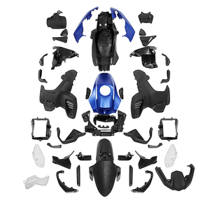 Kit Completo de Carenado de Inyección con Cubierta Lateral de Batería para BMW K51 R1200GS ADV 2012-2019, ABS de Alto Rendimiento, Pintado en Negro - Product Image 2