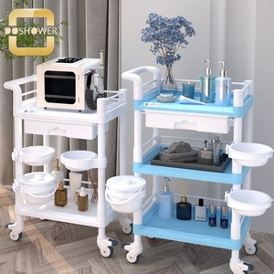 รถเข็นอุปกรณ์เสริมสำหรับร้านเสริมสวยรถเข็นสำหรับคลินิกทำเล็บ - Product Image 5