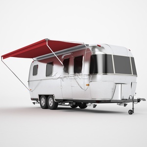 Nuevo Diseño 2025, Remolque de Viaje en Forma de Lágrima, Estructura de Acero, Autocaravana Todoterreno Moderna, Capacidad para 4-6 Personas - Product Image 4