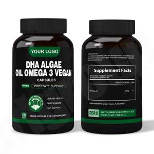 Cápsulas de Aceite de Algas DHA OEM ASAP, Salud del Corazón y el Cerebro para Adultos, 500 mg, Omega 3 Vegano, Grado Alimenticio, Certificado Orgánico - Product Image 1