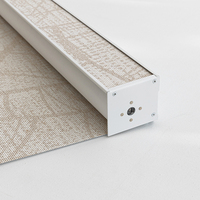 Stores roulants à isolation thermique en tissu tissé naturel sans fil pour fenêtres générationnelles pour la décoration intérieure