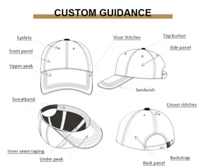 Stickerei-Design 5 Paneele unstrukturierte Cord-Snapback-Mütze Hüte individuelle Flachkante 5 Paneel-Mütze unstrukturiert