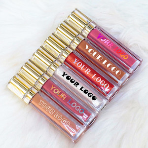 En gros Faites Votre Propre Marque Brillant À Lèvres Couleurs Rouge À Lèvres Végétalien Très Brillant Brillant À Lèvres Marque Privée Lipgloss - Product Image 2