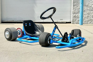 Kart à pédales LONGWISE Classic Blue 200CC |   Véhicule <span class=keywords><strong>de</strong></span> <span class=keywords><strong>course</strong></span> sur piste <span class=keywords><strong>de</strong></span> loisirs à essence - Product Image 4