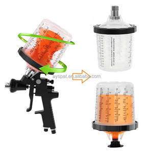 Pistola de Pintura HVLP de 400 ml, Pistola de Pulverización de Pintura para Automóviles, Recipiente para Repintado de Automóviles - Product Image 6