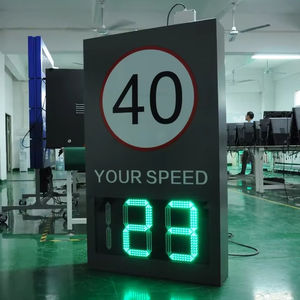 Señal de Límite de Velocidad LED Solar para Carreteras, Personalizable, de 2 y 3 Dígitos, con Radar, para Automóviles, Señal de Tráfico, Radar de Velocidad, Pantalla LED - Product Image 1