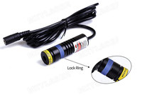 D18x65mm Mise Au Point Réglable 405nm 5V DC Lentille En Verre 10mW ~ 100mW Module Laser À Point Bleu-Violet 5V DC (Module Laser + Adaptateur + Support)