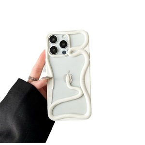 Funda protectora brillante mate 3D con diseño de serpiente hueca para iPhone 16 <span class=keywords><strong>Pro</strong></span>, para <span class=keywords><strong>Apple</strong></span> 17 <span class=keywords><strong>Pro</strong></span> <span class=keywords><strong>Max</strong></span>, funda para teléfono 15 <span class=keywords><strong>Pro</strong></span> - Product Image 5