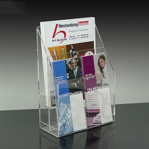 מותאם אישית 8 כיסים מסתובבים תפריט אקרילי ברור עלון בעל עלון a5 בעל עלון - Product Image 3