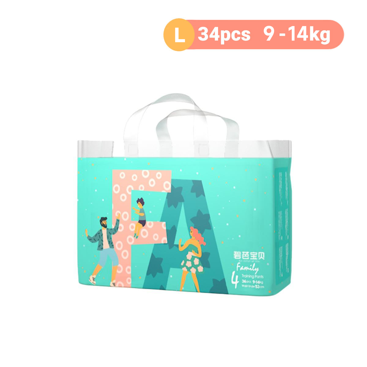 L  -  34pcs  -   9-14kg