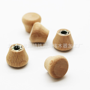 มือจับเฟอร์นิเจอร์และลูกบิดไม้ทรงกลมเฮมู มูเฮสไตล์ชนบทจีน HW G 013 - Product Image 5