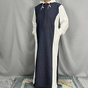 Polyester Và Viscose Vải Chất Liệu Hồi Giáo Quần Áo Arab Thobe Thawb Áo Abaya <span class=keywords><strong>Thoub</strong></span>/Hồi Giáo Quần Áo Hồi Giáo Ăn Mặc - Product Image 5