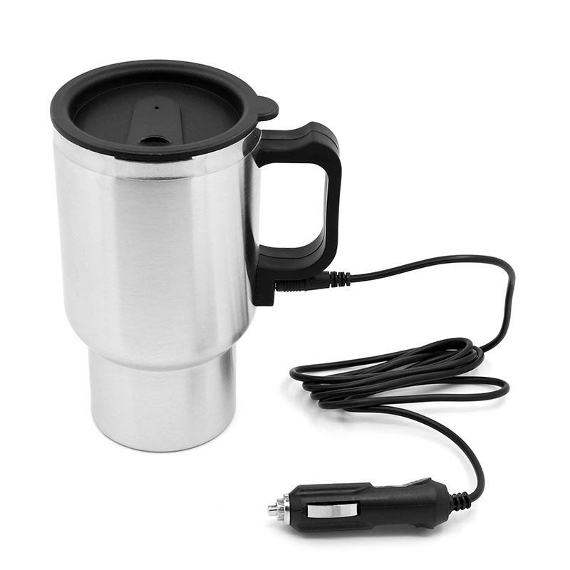 Modern 450ml Stainless Steel Car Coffee Warmer Cooler Cup - Smart Control Electric Mug - Lisheng Bra