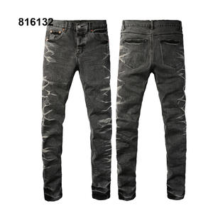 กางเกงยีนส์สกินนี่11แท็กเอวสูงของผู้ชาย - Product Image 2