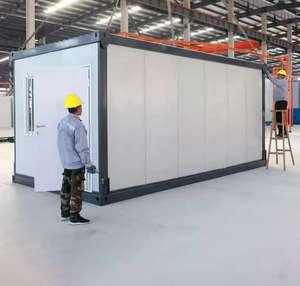 베스트셀러 20피트 친환경 맞춤형 사이즈 및 색상 빠른 시공 Z 타입 플랫팩 접이식 스틸 컨테이너 하우스 - Product Image 5