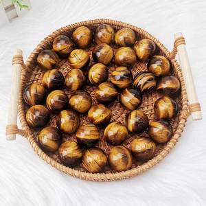 Hot selling Healing Crystal Natural Golden Tiger Eye Sphere Ball Raw Stone Polished <b>Craft</b> Yellow Tiger Eye Sphere For Gifts - Product Image 1