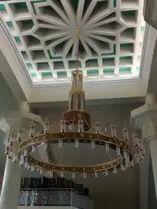 Lampu proyek Islam emas besar Masjid, lampu pencahayaan Maroko lampu sorot Gereja Masjid lampu gantung