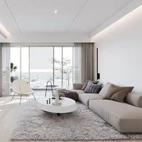 Profilé LED mural intelligent sans plafond, série 6000, en aluminium, pour éclairage encastré, directement de l'usine