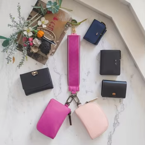 Portefeuille double de luxe pour créateur, avec fermeture éclair, couleur citron, porte-cartes, bracelet, porte-clés, double pochette, porte-monnaie en polyester - Product Image 3