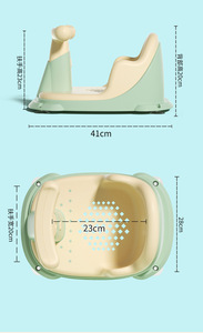 Nouveau produit pour bébés : Siège de bain portable antidérapant pour nourrissons, support de douche domestique et coussin de lavage des fesses pour enfants - Product Image 5