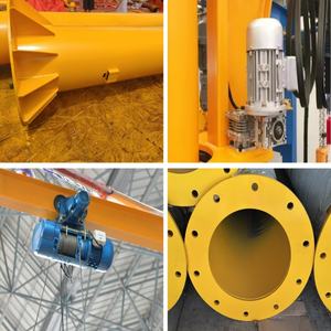 Grúa Giratoria de Servicio Pesado de 500 kg a 25 Toneladas para Taller y Sitio de Construcción con Sistema Eléctrico o Hidráulico con Certificación CE - Product Image 4