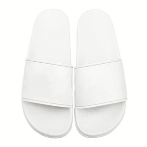 Sandalias de PVC para Hombre, Diseño Personalizado con Logotipo y Patrón, Unisex, Negras, Lisas - Product Image 1