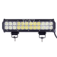 Barre lumineuse LED pour voiture à double rangée super lumineuse, 108 W, 36 LED, 18 pouces, barre fine LED antibrouillard, camions 4x4