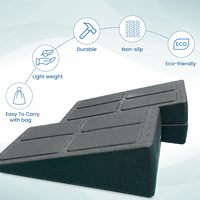 Heavy Duty 3 pièces mousse pied cheville genou civière jambe Extender réglable inclinaison planche plate-forme pour talon surélevé Squat