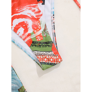Conjunto <span class=keywords><strong>de</strong></span> Bikini <span class=keywords><strong>de</strong></span> 3 Piezas con Estampado Floral para Mujer, con Pareo, Bikini Triangular con Tiras, Traje <span class=keywords><strong>de</strong></span> <span class=keywords><strong>Baño</strong></span> para Playa <span class=keywords><strong>de</strong></span> Verano - Product Image 6