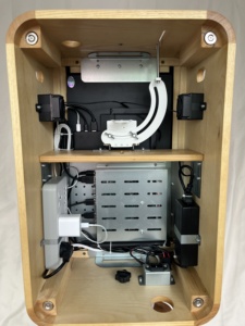 Cabina de Fotos de Madera con Pantalla Táctil de 18.5 Pulgadas para <span class=keywords><strong>iPad</strong></span>, Color Madera Oscura/Natural, Estuche de Transporte, para Bodas y Fiestas - Product Image 6