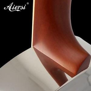 Aiersi Marque Gloss O Style Laiton Corps Single Cone Biscuit Résonateur Guitare Logo Personnalisé <span class=keywords><strong>Bluegrass</strong></span> Folk Instrument de Musique Acoustique - Product Image 4