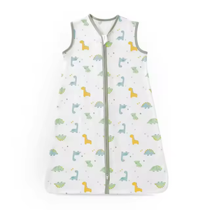 Gigoteuse pour bébé sans manches avec fermeture éclair, respirante, 100% coton, anti-surprises, pour nourrissons et tout-petits - Product Image 1