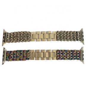 Di alta qualità Custom <span class=keywords><strong>argento</strong></span> oro nero colorato 316L 304 <span class=keywords><strong>cinturino</strong></span> in acciaio inossidabile per <span class=keywords><strong>Apple</strong></span> <span class=keywords><strong>Watch</strong></span> SE S3 S6 S7 - Product Image 2