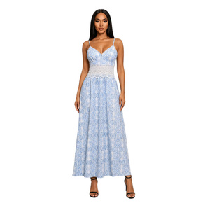 Vestido de Verano 2026 para Mujer, Estampado Floral, con Tirantes Finos, Volantes, Estilo Bohemio, para Playa o Boda - Product Image 4