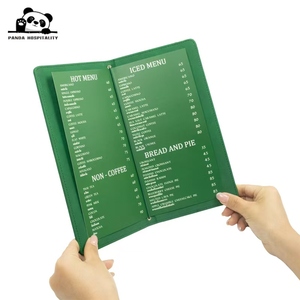 Copertina Menu in Ecopelle Formato Letter/Legale 4.25x11 Pollici, Cartella Menu in Finta Pelle di Lusso per Ristoranti e Matrimoni - Product Image 2