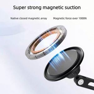Support d'ordinateur portable magnétique en alliage d'aluminium et silicone, rotatif à 360°, pliable et portable, pour tablettes et téléphones mobiles - Product Image 5