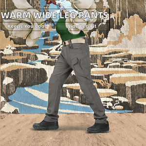 Pantalon de sport pour femme, chaud, respirant, automne, skinny, tendance, polyvalent, taille haute, élastique, longueur totale, cordon de serrage sur le côté - Product Image 2