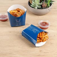 Prix d'usine en gros : Gobelets en papier pour frites, Boîtes à sandwich, Boîtes à popcorn et Boîtes à gaufres en papier kraft pour la restauration à emporter et la pâtisserie
