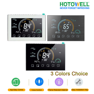 24 Vac Home Black touch wifi thermostat de <span class=keywords><strong>climatiseur</strong></span> programmable thermostat intelligent à un ou plusieurs étages pour four - Product Image 5