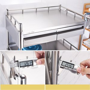 Chariot de traitement de chariot médical d'acier inoxydable d'urgence d'hôpital de vente chaude de nouveau style - Product Image 3
