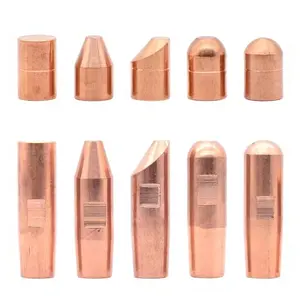 Pointes de soudage CuCrZr, pointe d'électrodes pour soudeur par points à résistance 1/10 16x60mm 13x50mm - Product Image 1