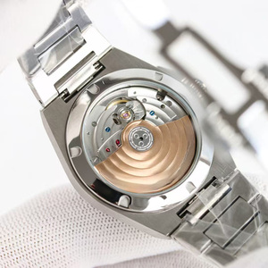 Montre mécanique automatique prestigieuse de 35 mm en acier inoxydable avec cristal saphir, date, chronographe, aiguilles, résistance à l'eau de 10 bars - Product Image 4