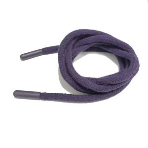 Cordon de serrage tissé pour vêtements, violet foncé, personnalisable, vente directe usine - Product Image 1