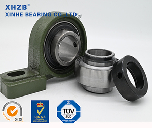 Hochleistungs-Steh lager UCP203 aus Chromstahl mit komprimierter oberer Dichtung fetts chmierung - Product Image 1